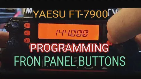 YAESU FT-7900 Proramme Front Panel Buttons
