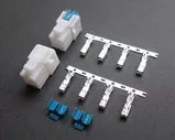 2 Kits HF 4 pin Power connector Terminals for HF Power cords YAESU KENWOOD ICOM