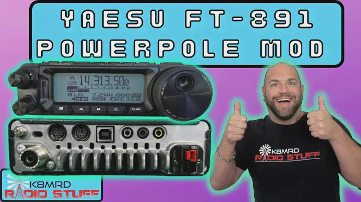 Yaesu FT-891 Anderson Power Pole Replacement Modification