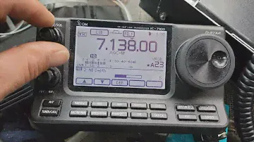 Yaesu 891 vs Icom 7100, NB comparison (noise blanker test between the 2 in my noisy truck)