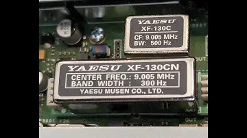 Part 2 -Yaesu FT-DX10 XF-130CN 300Hz filter compared to 500Hz
