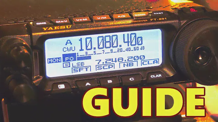 Yaesu FT 891 Quick Start Guide & Menu & Manual How To
