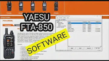 YAESU FTA-850L ADD MEMORY CHANNEL USING RADIO AND PC Software