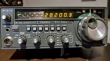 Weak signal reception –  Yaesu FT-707 transceiver