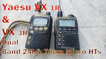 Краткое сравнение Yaesu Vx1r и Vx3r