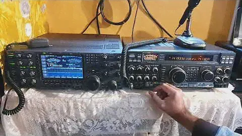 Icom IC-7800 Versus Yaesu FT-1000D - Reception Comparison on 20 Meterband