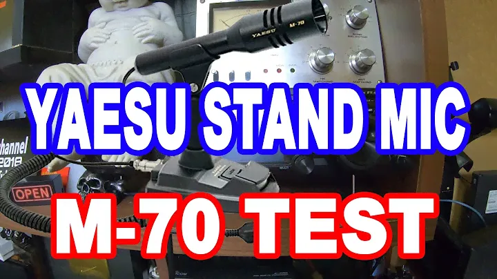 YAESU STAND MIC M 70 MIC TEST　アマチュア無線