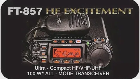 Yaesu FT-857D And ATAS-120A Screwdriver Antenna Unboxing