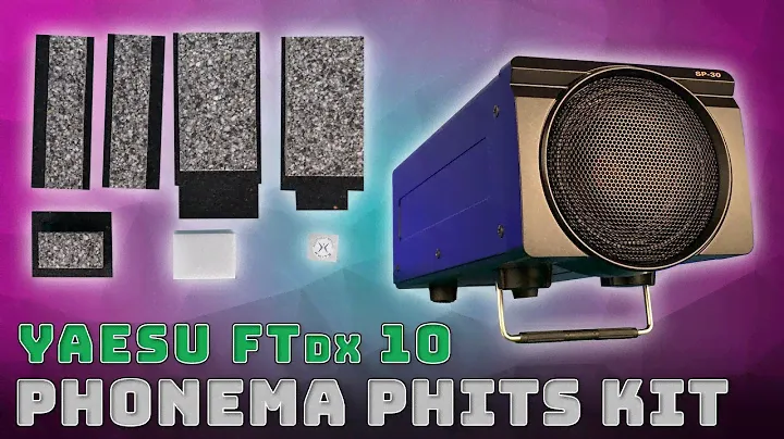 Phonema Phits Y30A 🔊 Dämmkit für Yaesu SP 30 Lautsprecher