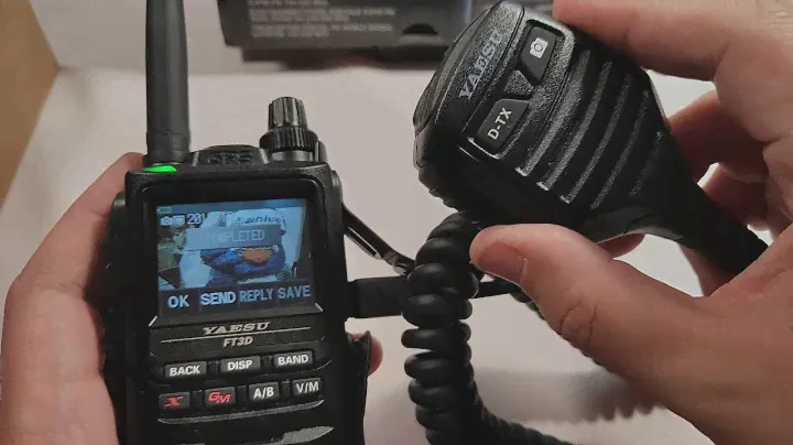 Yaesu MH-85A11U snapshot kamerás mikrofon bemutatása