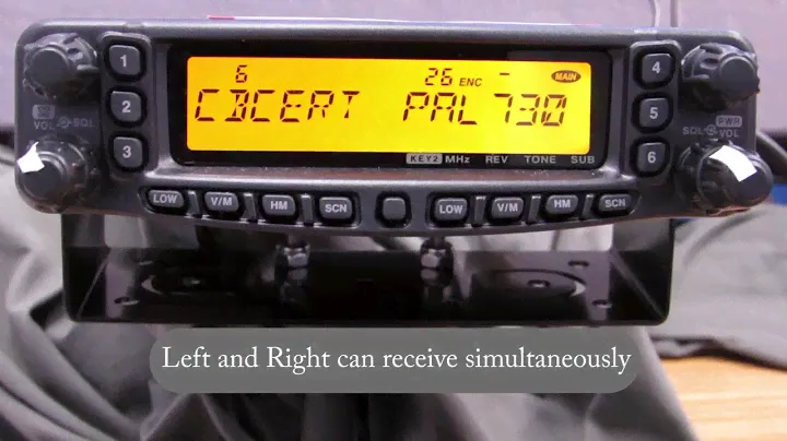 Yaesu FT-8900R - Basic Operations