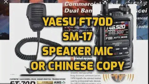 Yaesu SSM-17a Speaker Mic or Chinese copy
