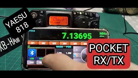 YAESU 818ND POCKET RX/TX -BLUETOOTH - Android