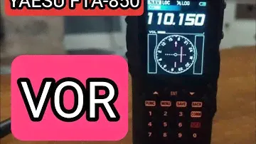 YAESU FTA-850 VOR RECEPTION