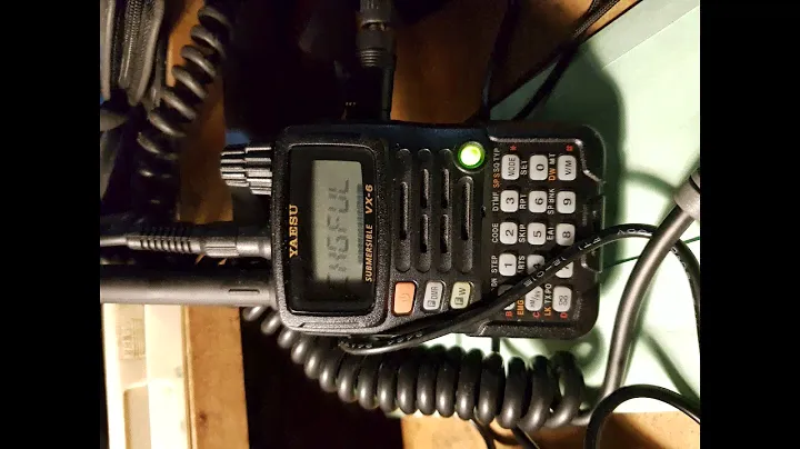 Yaesu vx6 Solar Power Bank Charging.