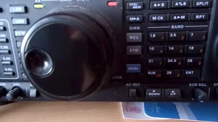 Yaesu FT-1000 демонстрация