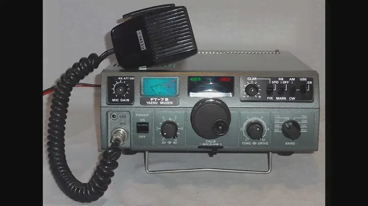 Vintage Yaesu FT 7B HF SSB transceiver classic