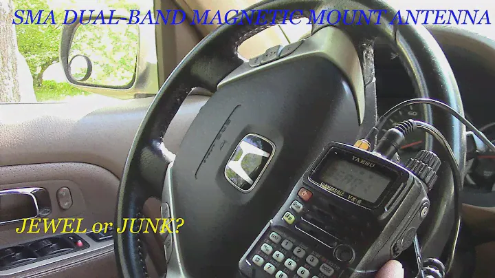 Airwaves Episode 32:  Jewel or Junk?  SMA, Dual-Band, Magnetic-Mount Antenna