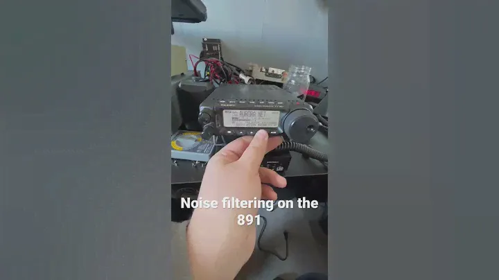 Demo of the noise filtering on the Yaesu FT-891