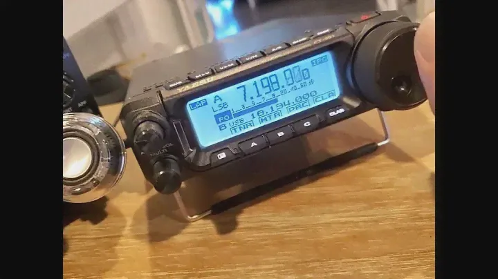 FT-891 with external tiny speaker