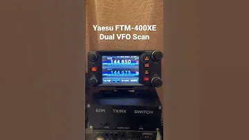 Yaesu FTM-400 Dual VFO Scan speed
