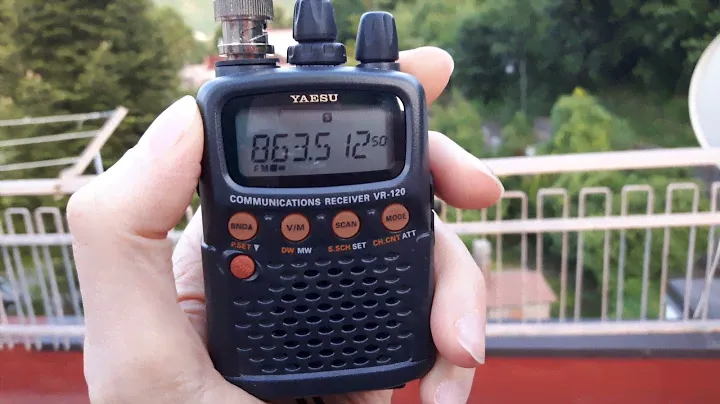 YAESU VR-120D Segnale audio (cuffie) WI-FI - 18/06/2016