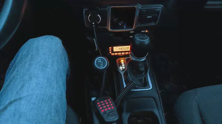 Установка Yaesu FT-7800R на мой Wrangler JL