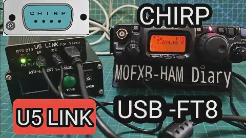 U5 LINK ,CHIRP YAESU , 818/857 etc USB INTERFACE FT8 ,DIGIMODES AND MORE