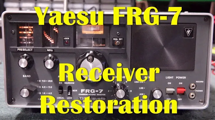 Yaesu FRG-7 Communications Receiver Restoration - Part 1