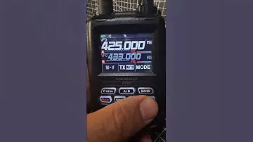 Yaesu FT5D - New Firmware  We see Frequency Scan
