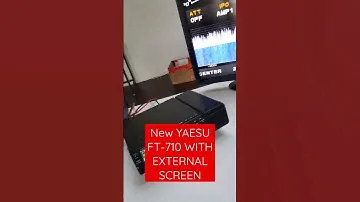 Yaesu FT-710 Monitor externo y cable HDMI - DVI