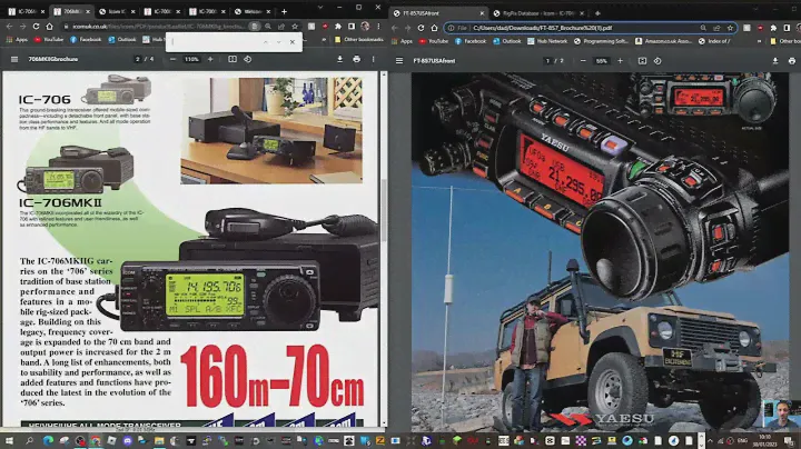 ICOM 706MK11G or YAESU FT857D