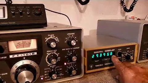 YAESU  FT-101b HF Transceiver Very Cool old Radio