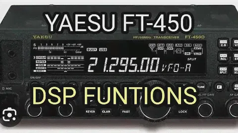 YAESU FT-450D , DSP FUNCTIONS