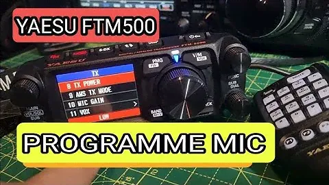 YAESU FTM500 , PROGRAMABLE MICROPHONE