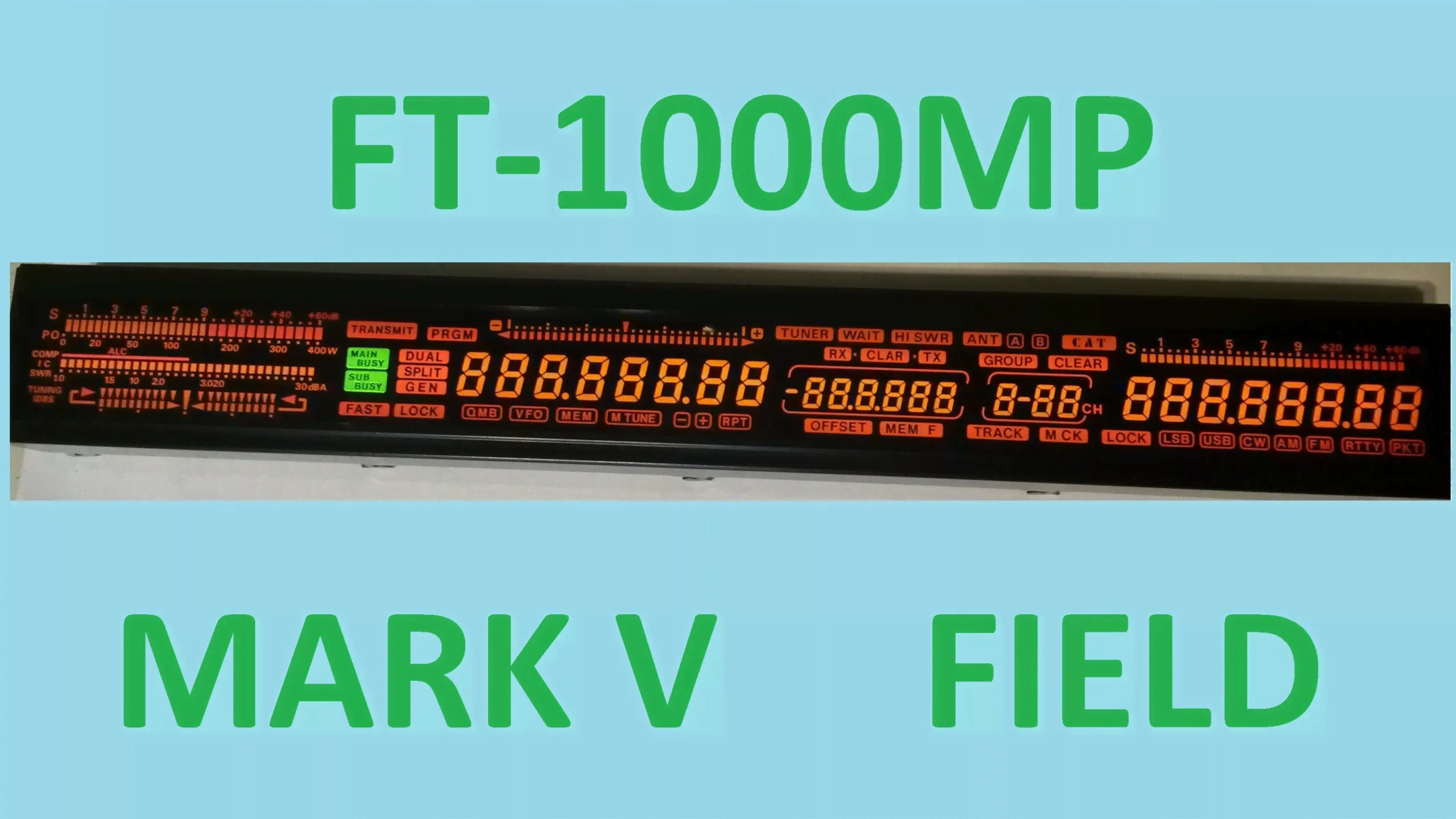 YAESU FT-1000MP Mark V Field LED LCD BackLight KIT
