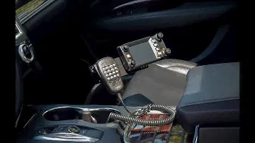 How to mount your Yaesu FTM-400 FTM-100 FTM-350 FT-891 And Microphone using a seat bolt mount