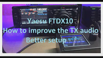 Do you think your Yaesu FTDX10 sounds good? He can do better, find out how with EQ V.7 DSP!