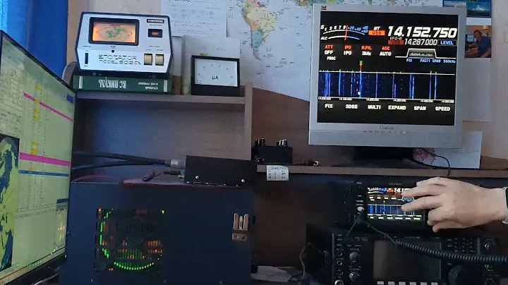Смотрим, слушаем трансивер Yaesu FTdx 10