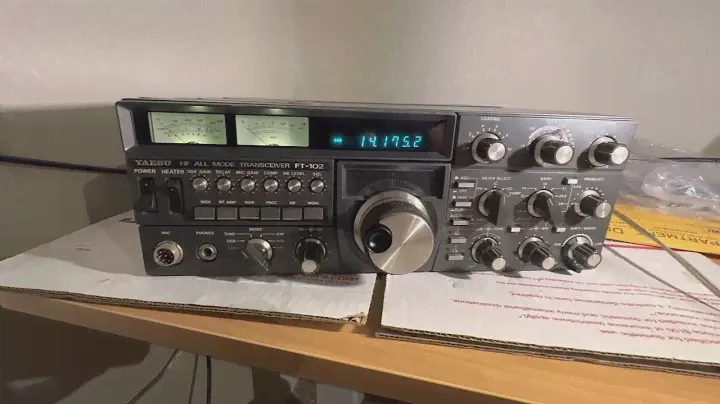 Yaesu FT-102 great receive and demo on 40m, 20m and 80m SSB RX