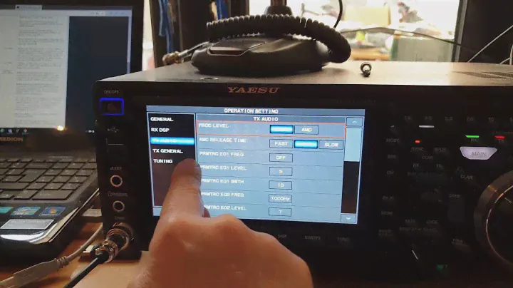 FTdx-101 Microphone Equalization