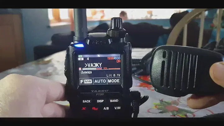 Yaesu FT3D -SSM17a Speaker microphone Test