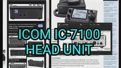 IC0M IC-7100 , Head Unit Speaker or Headphones