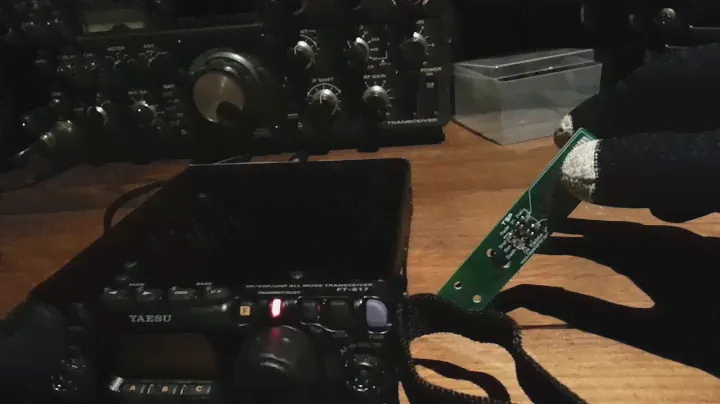 FT-817, CW Stick and touchscreen gloves!