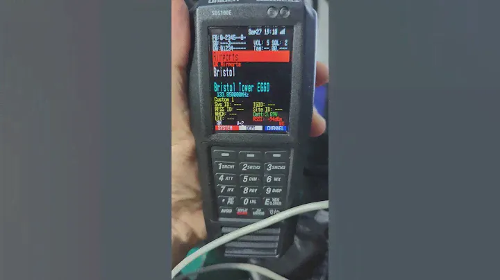 UNIDEN SDS100 SCANNER -Airband