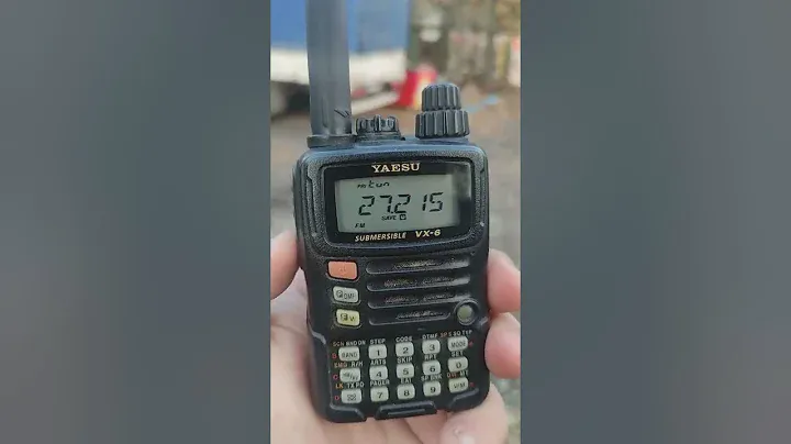 yaesu vx-6R осеннее прохождение на 27 МГц. на штатную антенну 30.10.22 г.