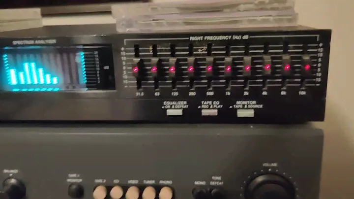 ADC SS100SL 10-band equalizer with Spectrum Analyzer - Test