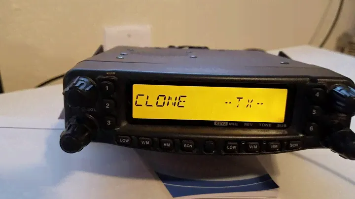 Программирование чирпа Yaesu FT 8900 Ham Radio