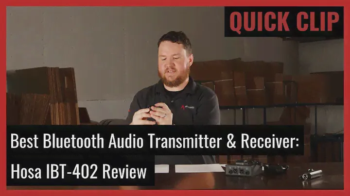 Quick Clip: Best Stereo Wireless Bluetooth Receiver - On-Stage Stands BC2000 Review (Tech Talk Ep67)