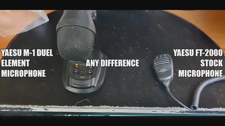 YAESU 350 EURO M-1 DUEL ELEMENT MICROPHONE AGAINST THE YAESU FT 2000 STOCK MICROPHONE,IS IT WORTH IT